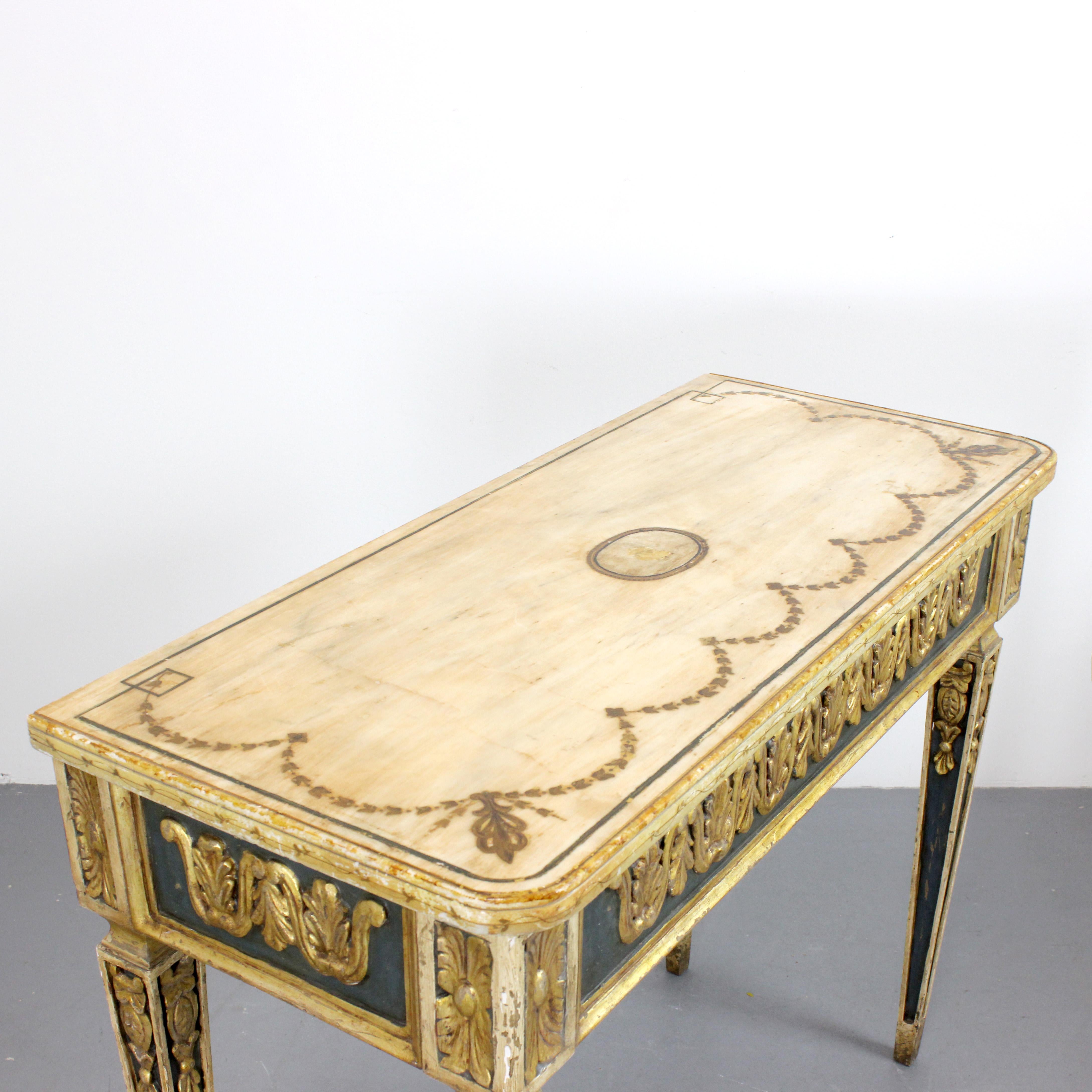 Paar KonsolentischeNeoklassizistischer Stil - Frühes 19. Jahrhundert - Italien im Angebot 12