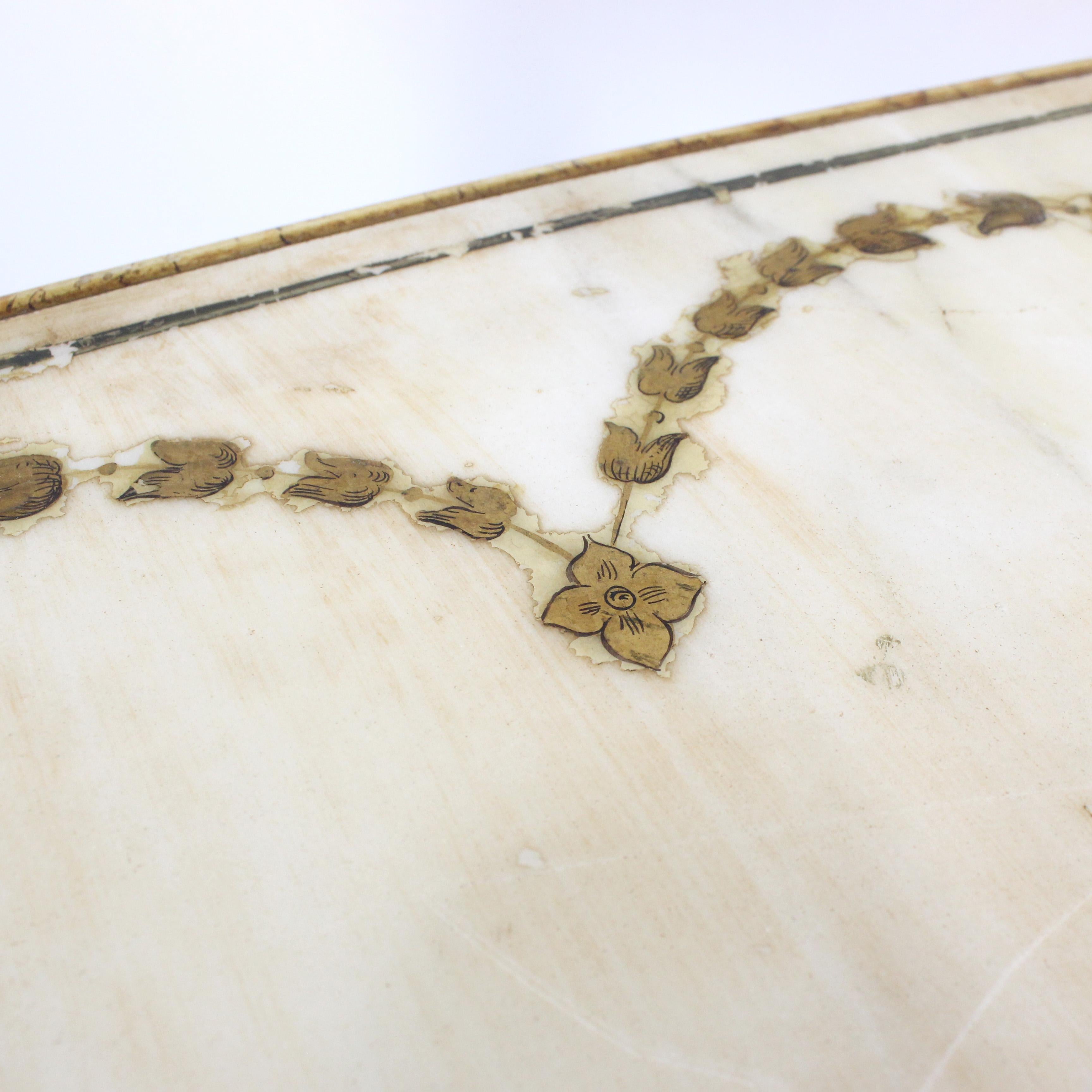 Paar KonsolentischeNeoklassizistischer Stil - Frühes 19. Jahrhundert - Italien (Marmor) im Angebot