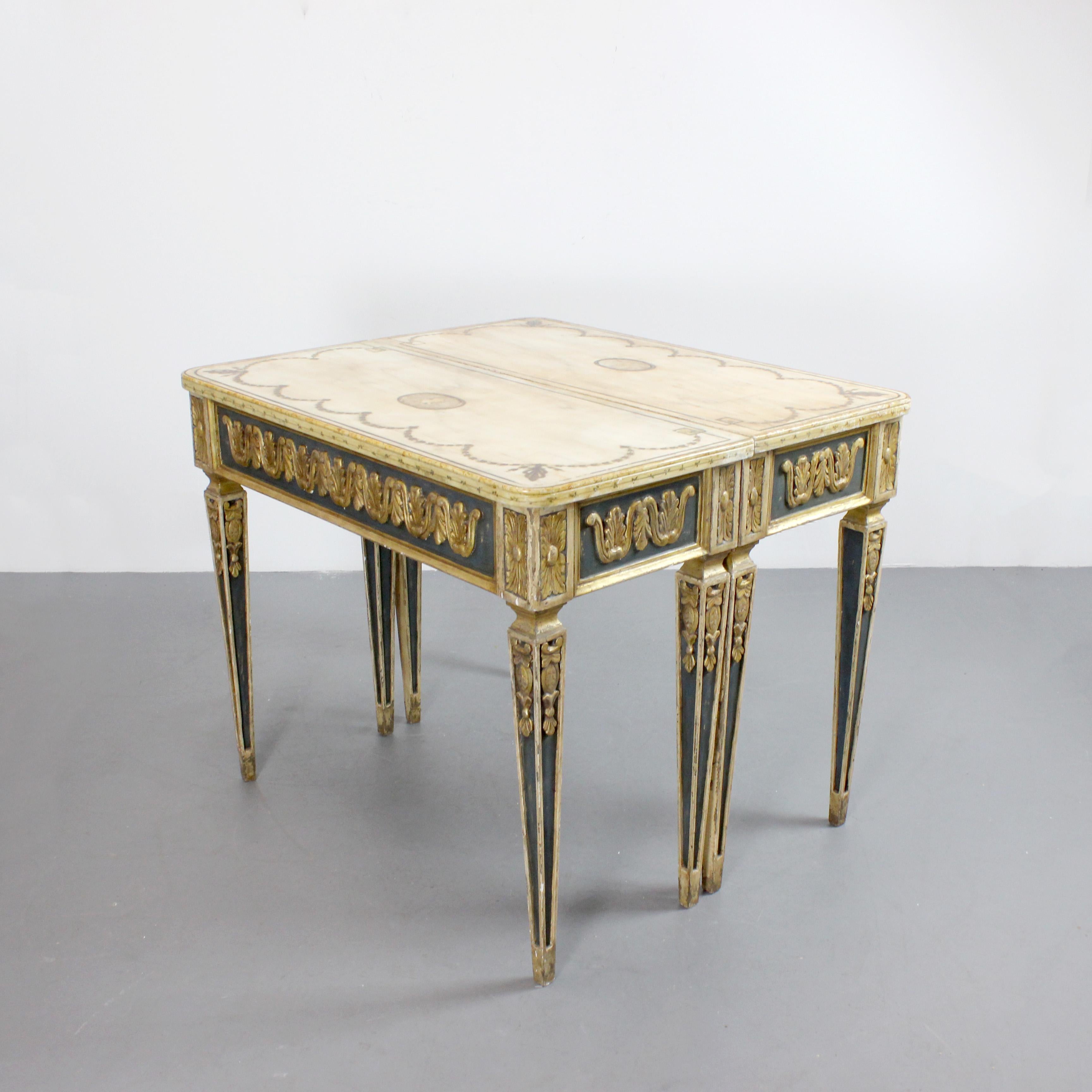 Paar KonsolentischeNeoklassizistischer Stil - Frühes 19. Jahrhundert - Italien im Angebot 1