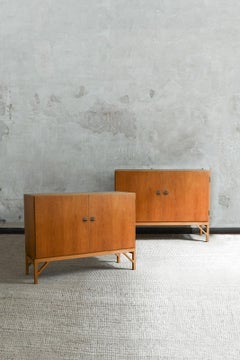 Pair of Consoles China Cabinet, Model, 232 by Borge Mogensen Prod, FDB Mobler