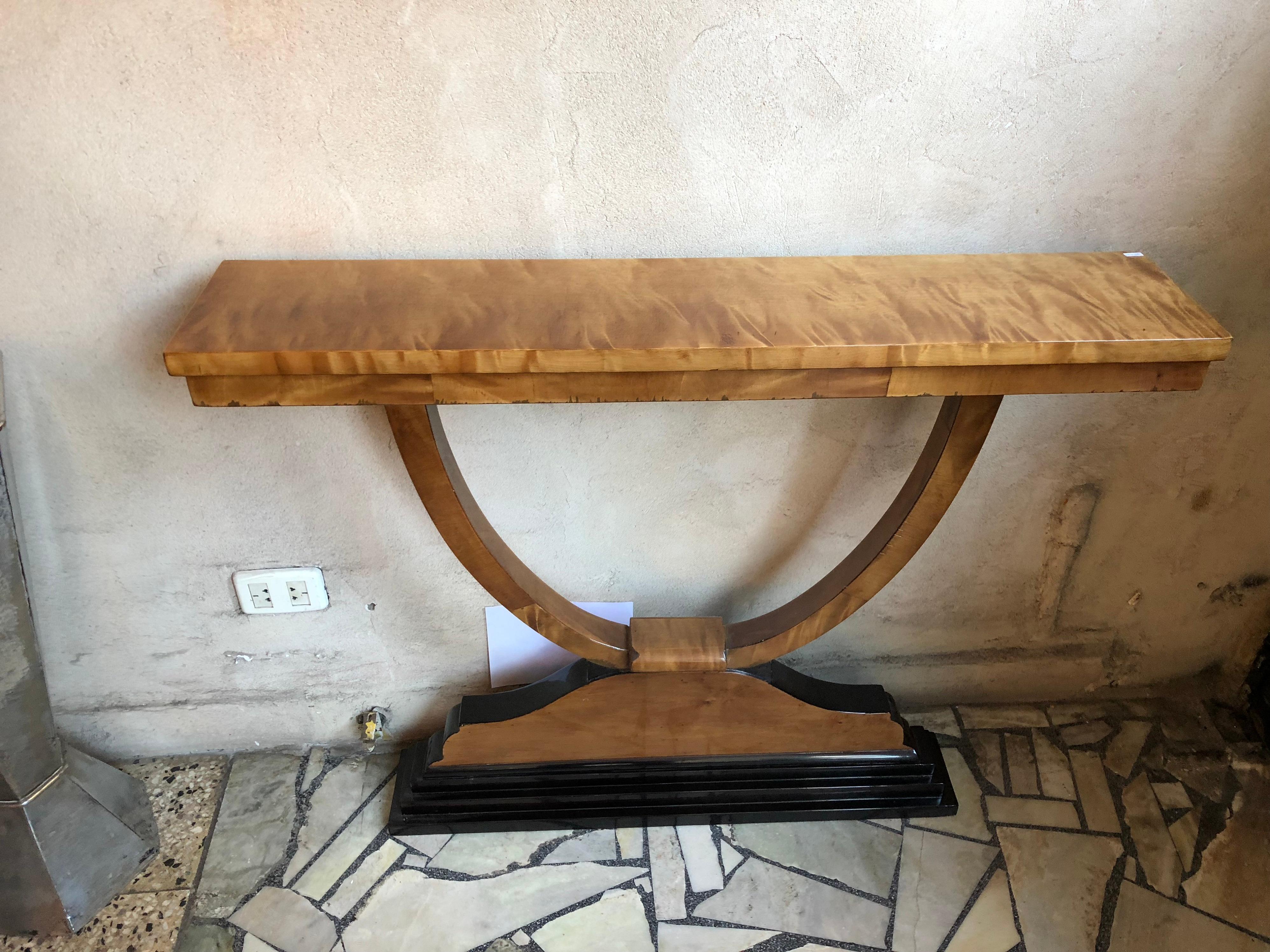 Console

Material: Wood. 
France.
We have specialized in the sale of Art Deco and Art Nouveau and Vintage styles since 1982. If you have any questions we are at your disposal.
Pushing the button that reads 'View All From Seller'. And you can see
