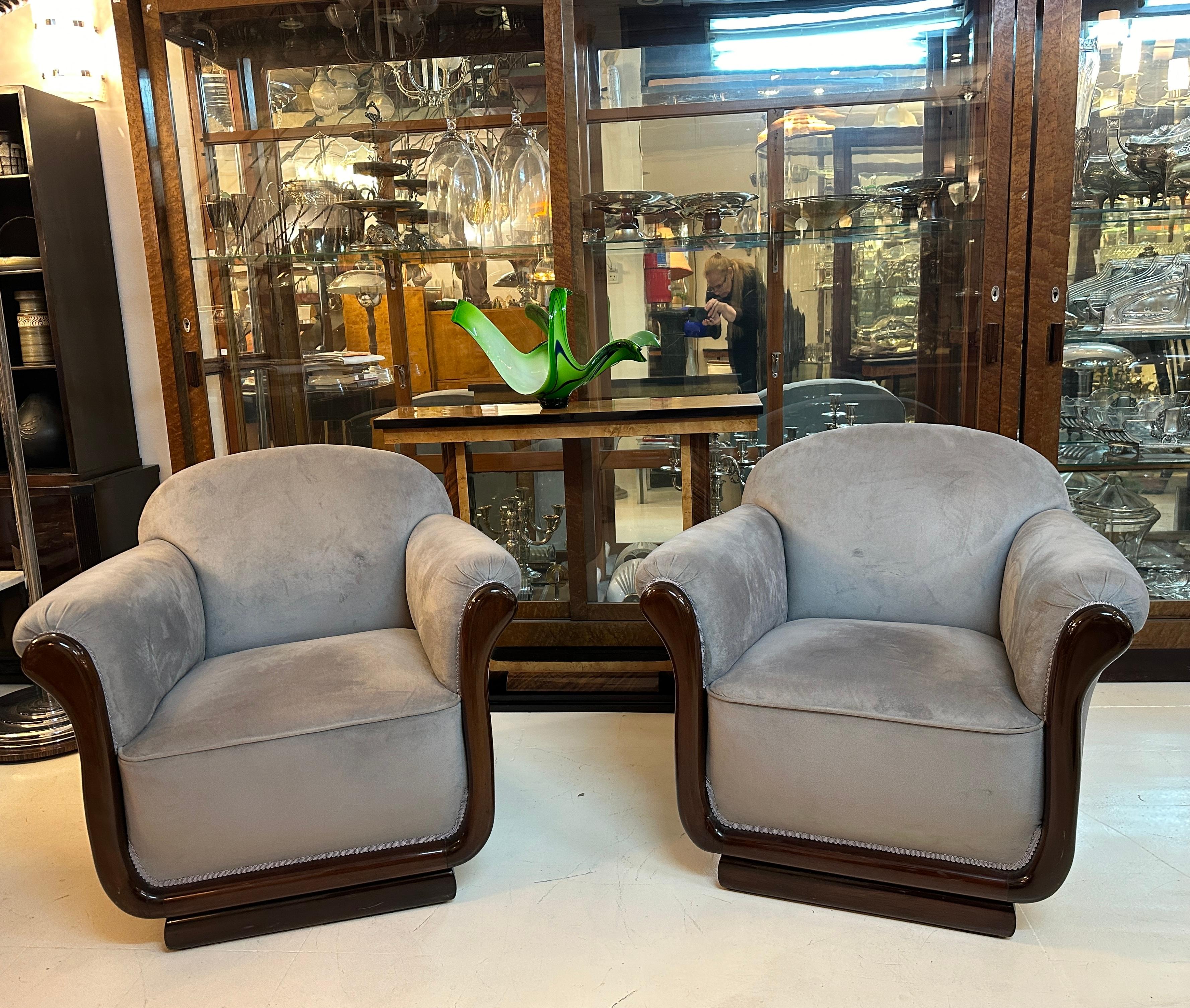Konsolenpaar, Frankreich, Art déco-Stil, Holz 1925 im Zustand „Gut“ im Angebot in Ciudad Autónoma Buenos Aires, C