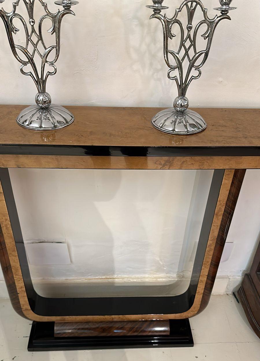 Konsolenpaar, Frankreich, Art déco-Stil, Holz 1925 im Angebot 7