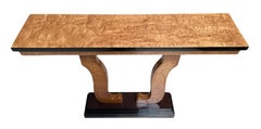 Pair of Consoles, France, Art Deco in Wood 1930