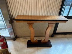 Pair of Consoles, France, Art Deco in Wood 1930