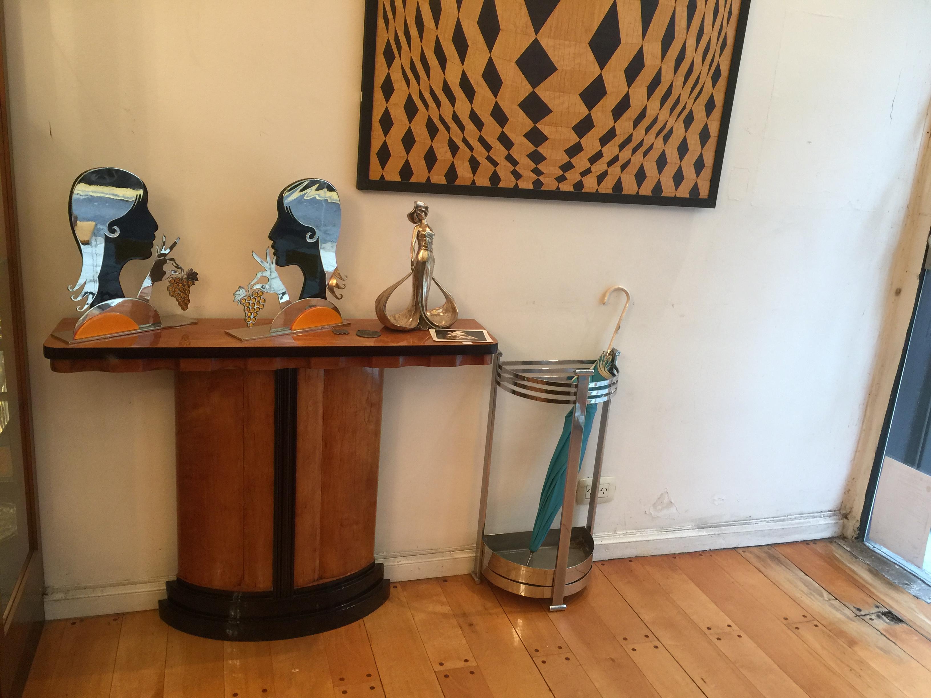Coppia di console in legno Francia, 1920, Art Deco in vendita 2
