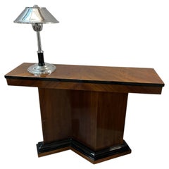 Pair of Consoles Style Art Deco 1930 French in Wood