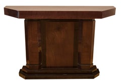 Pareja de Consolas Estilo Art Decó en Madera y Laca Poliuretánica, Francesas, 1925