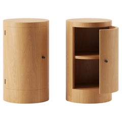 Pair of Constant Night Stands in Oak Wood by Master Studio for Lemon