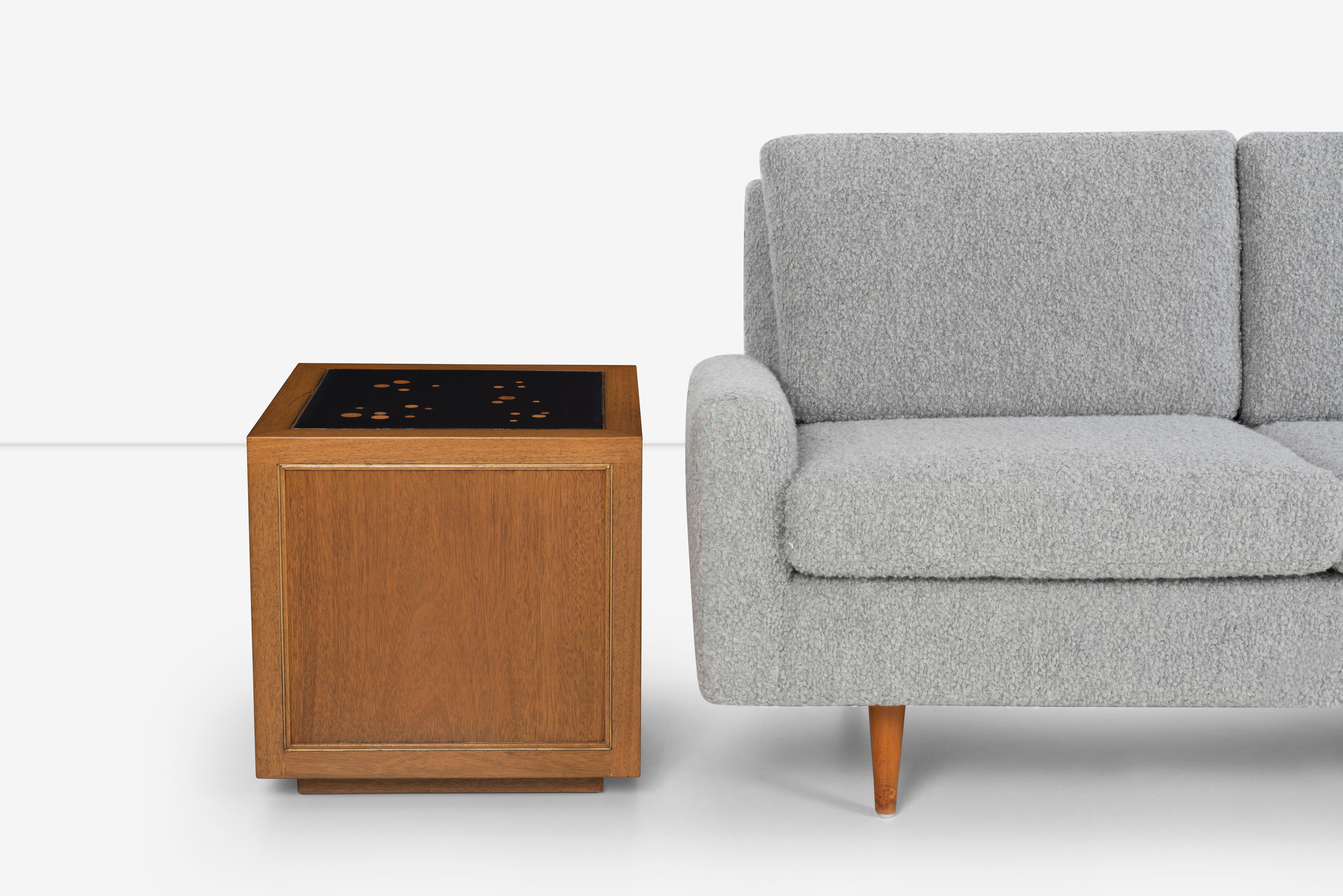 Brass Pair of Constellation End Tables by Edward Wormley for Dunbar