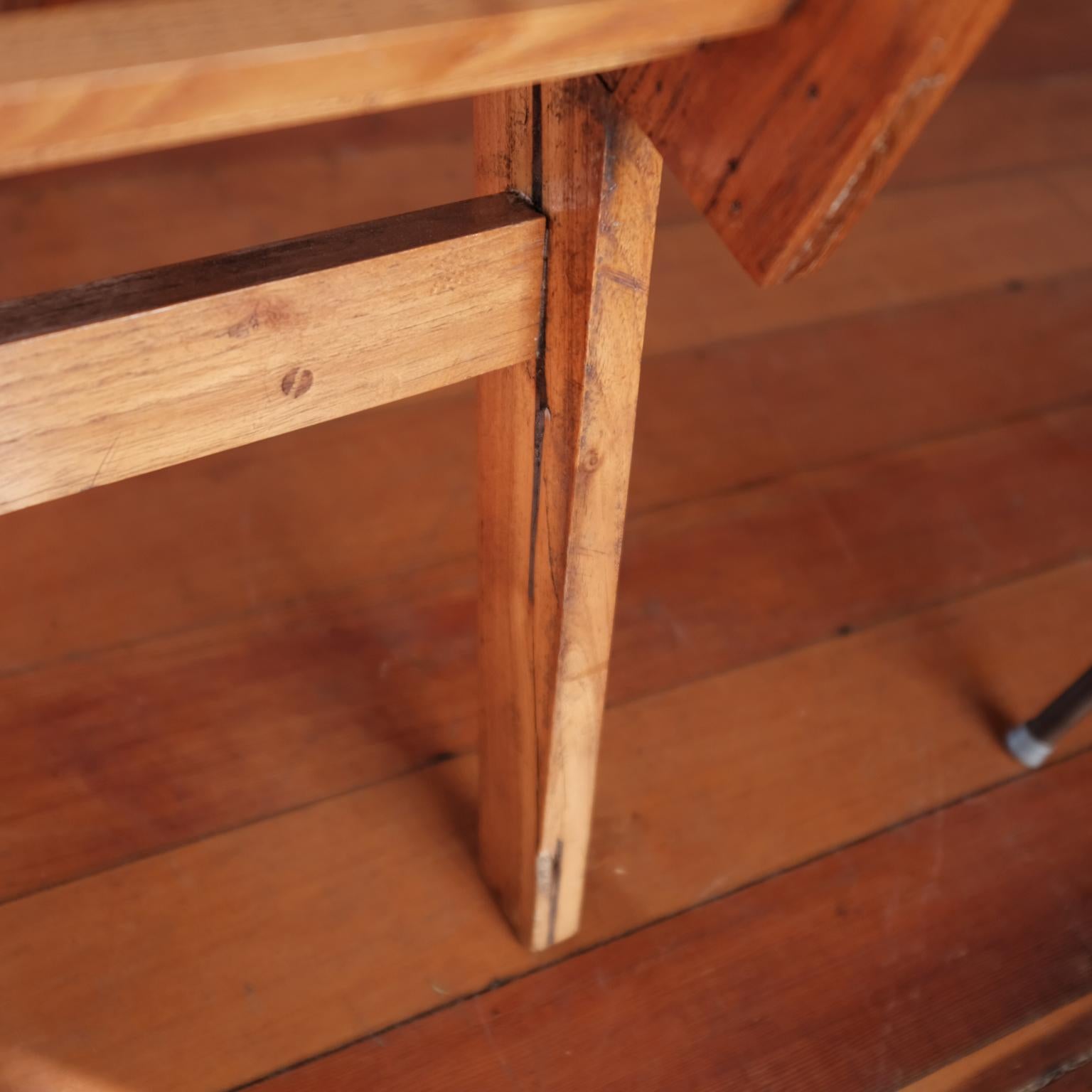 Pair of Constructivist Wood Slat Chairs 7