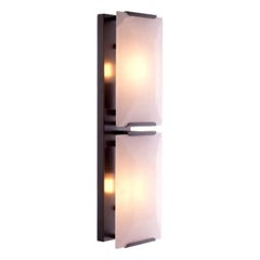 Pair of Contemporary Bronze Alabaster Wall Lamp