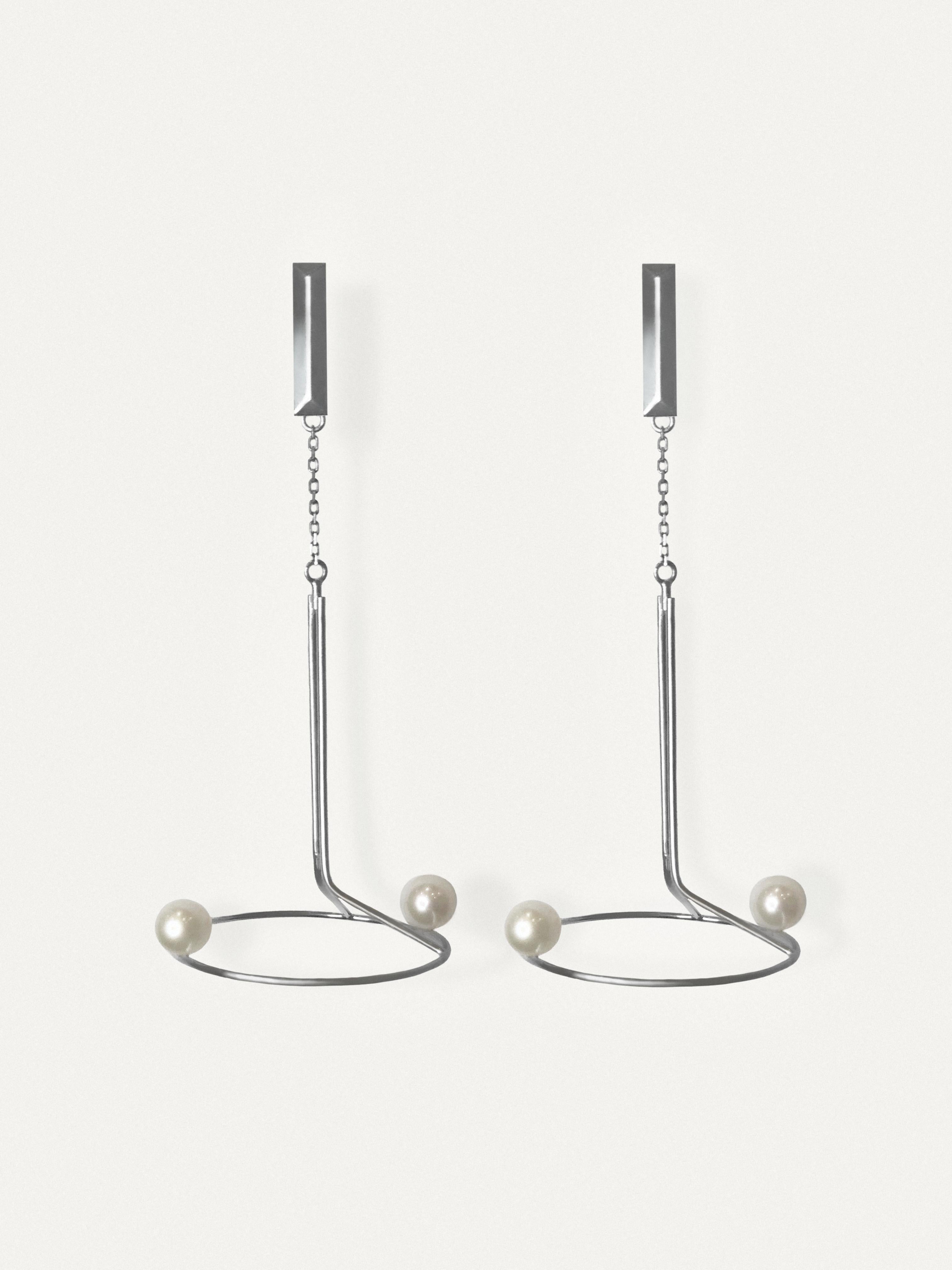 Na Linii earrings by Svitanok
          
These are objects that are sensitive to the space allocated to them.

Designed by Artem Zakharchenko-Halytskyi, 