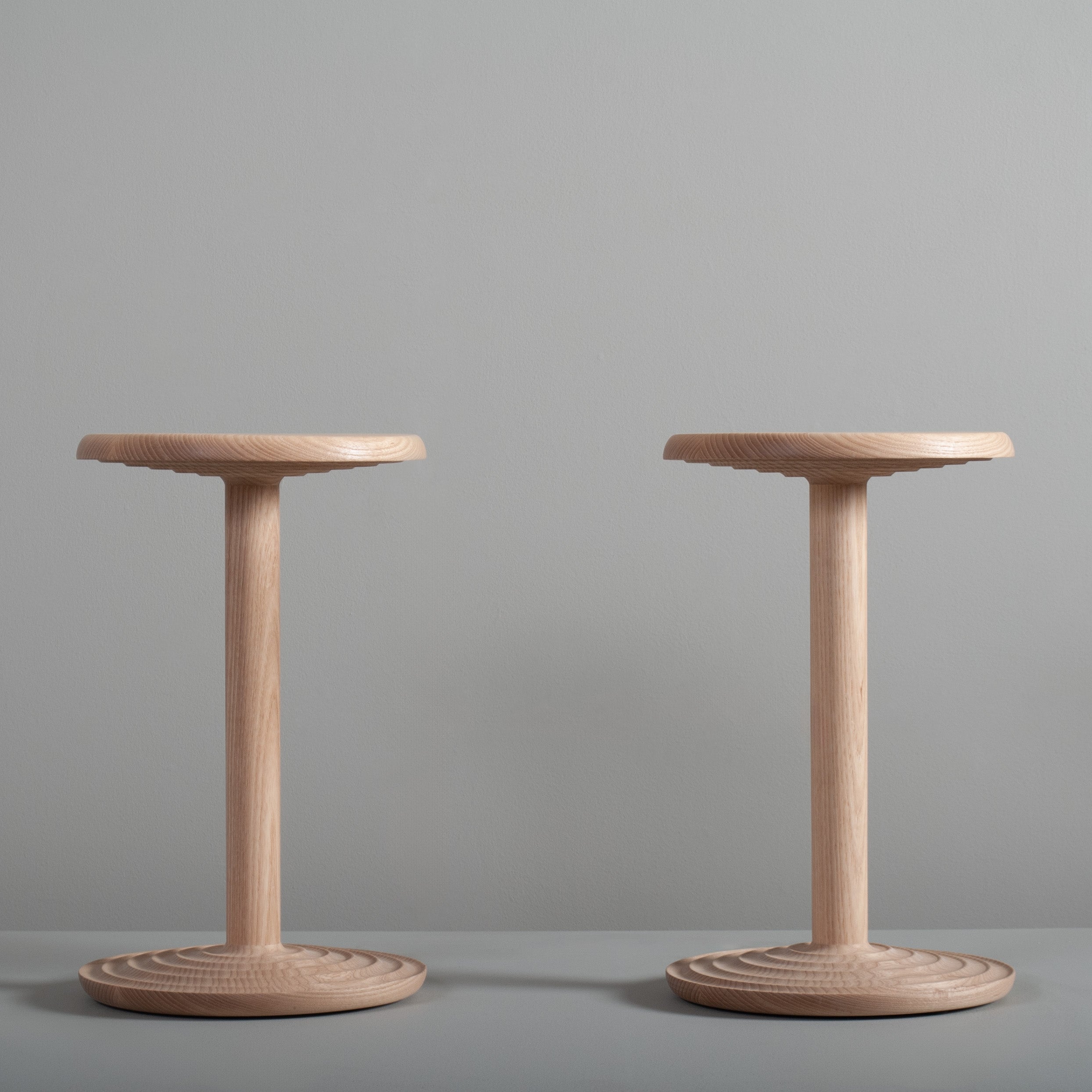 Pair of Contemporary Handcrafted Side Tables For Sale 2