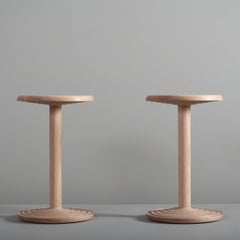 Pair of Contemporary Handcrafted Side Tables