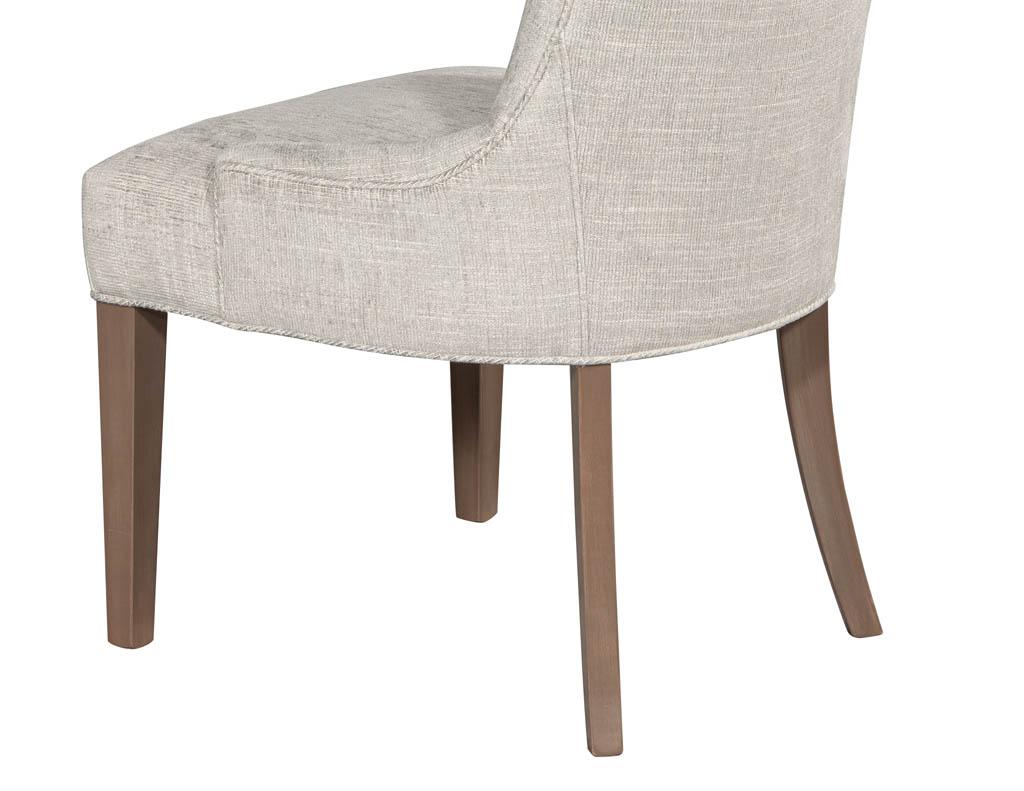 Pair of Contemporary High Back Accent Chairs 2