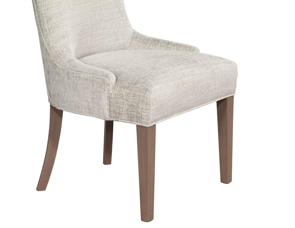 Pair of Contemporary High Back Accent Chairs 4