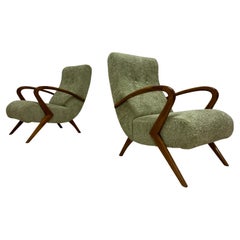 Pareja de sillones italianos contemporáneos
