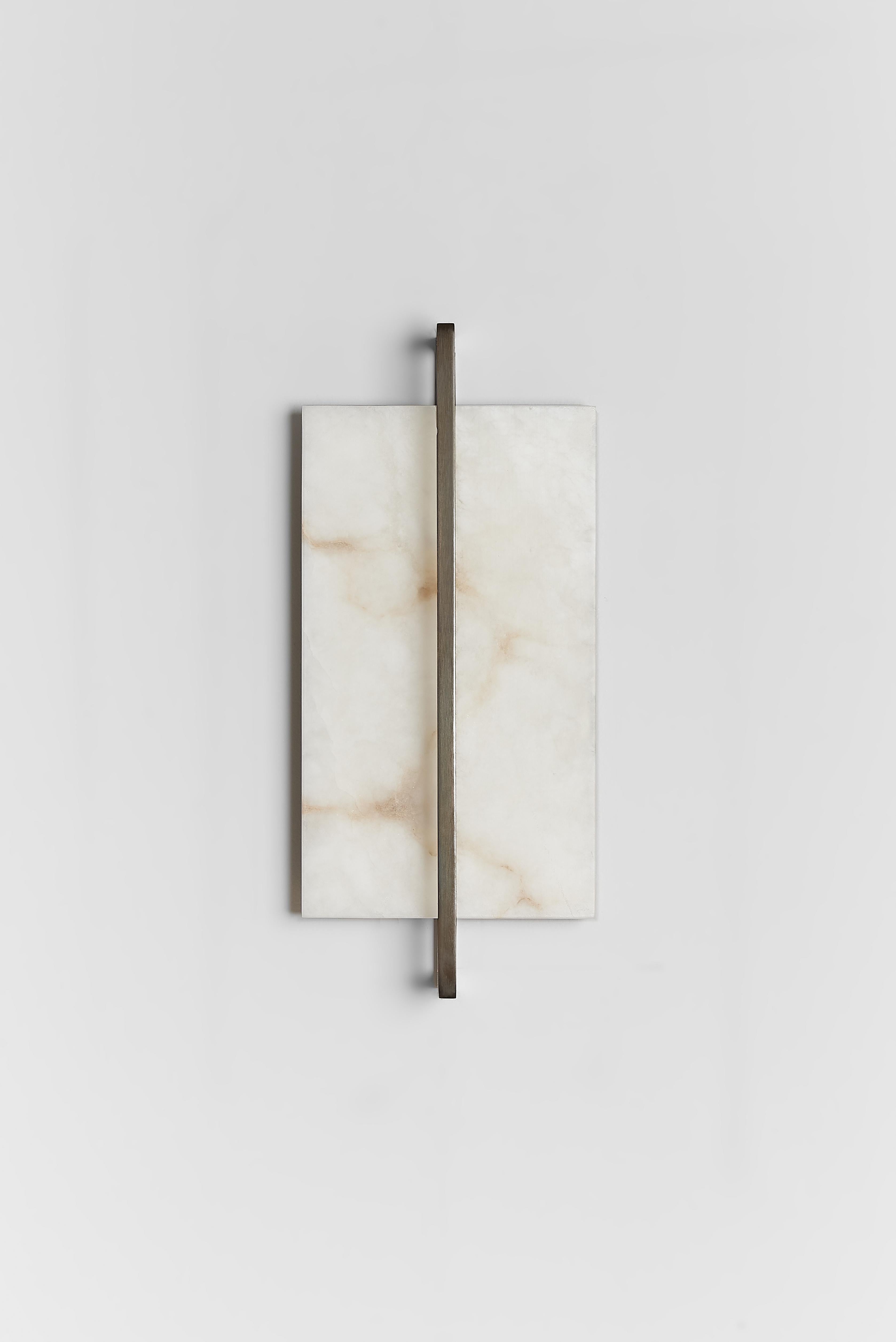 Brass Pair of Contemporary Italian wall sconce 