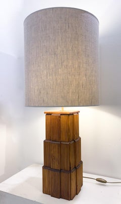Paire de grandes lampes de table contemporaines