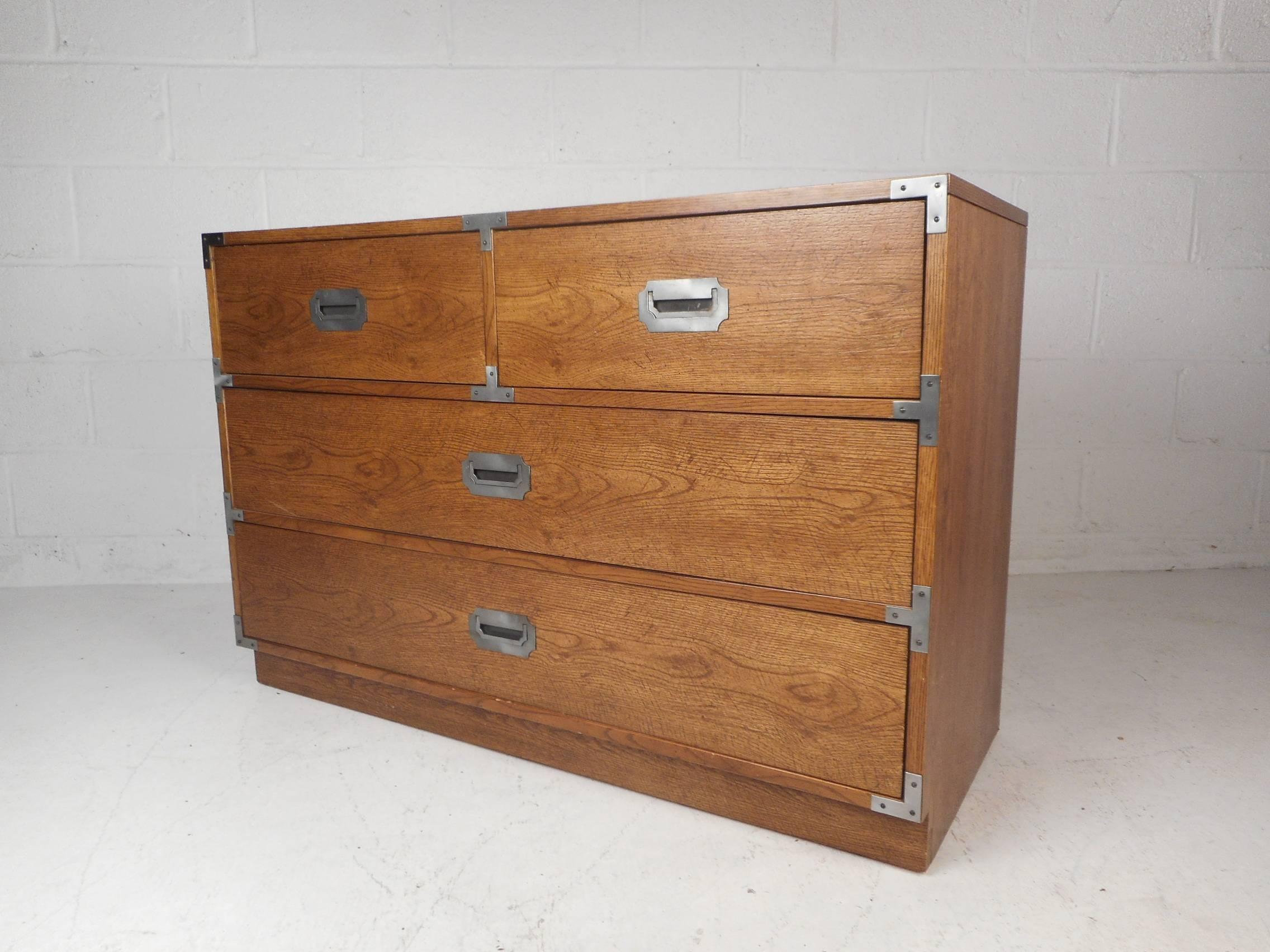 Pair of Contemporary Modern Campaign Chests 1