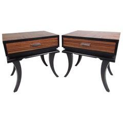 Pair of Contemporary Modern Nightstands