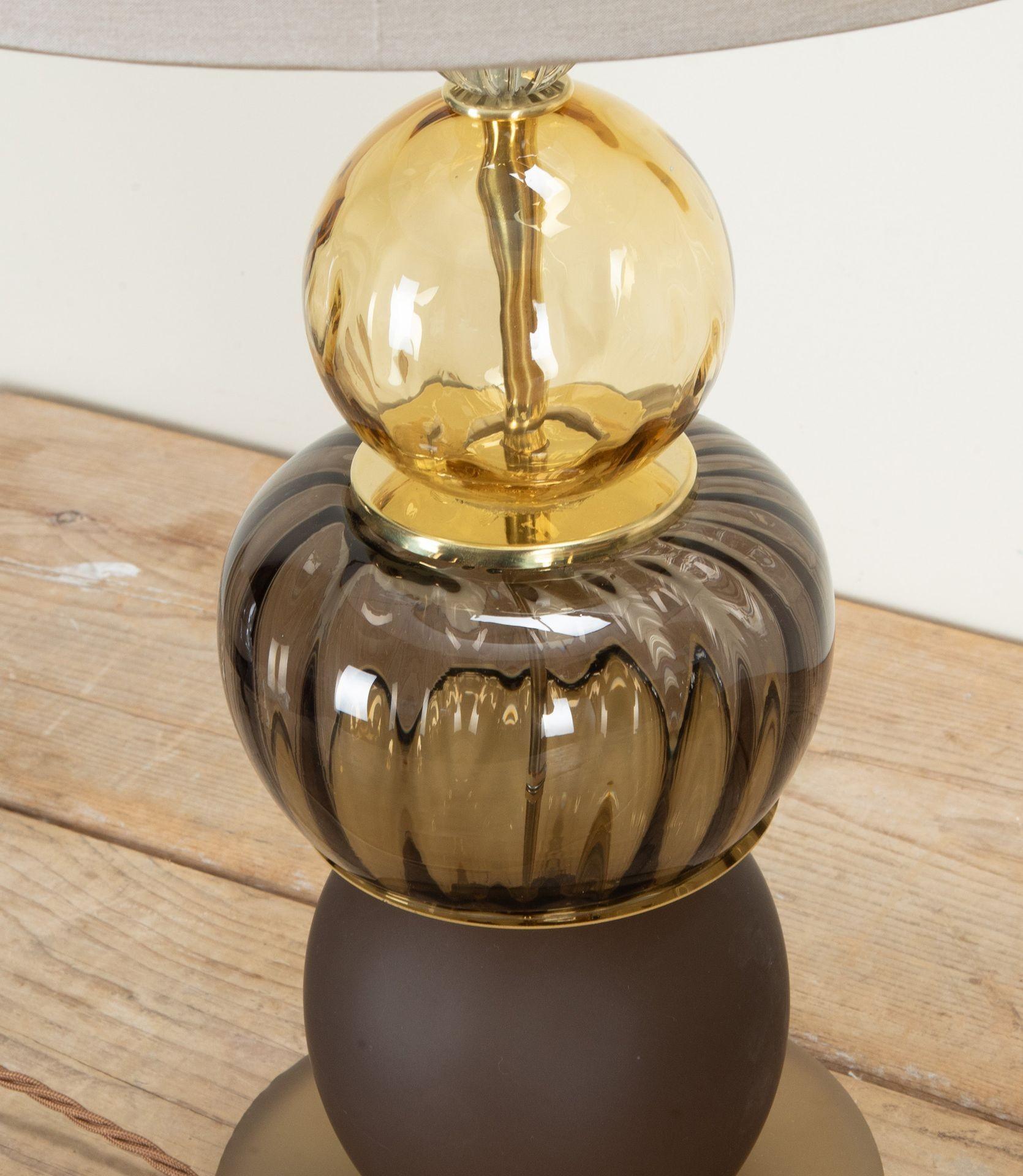 Pair of Contemporary Murano Glass Table Lamps (Italienisch) im Angebot