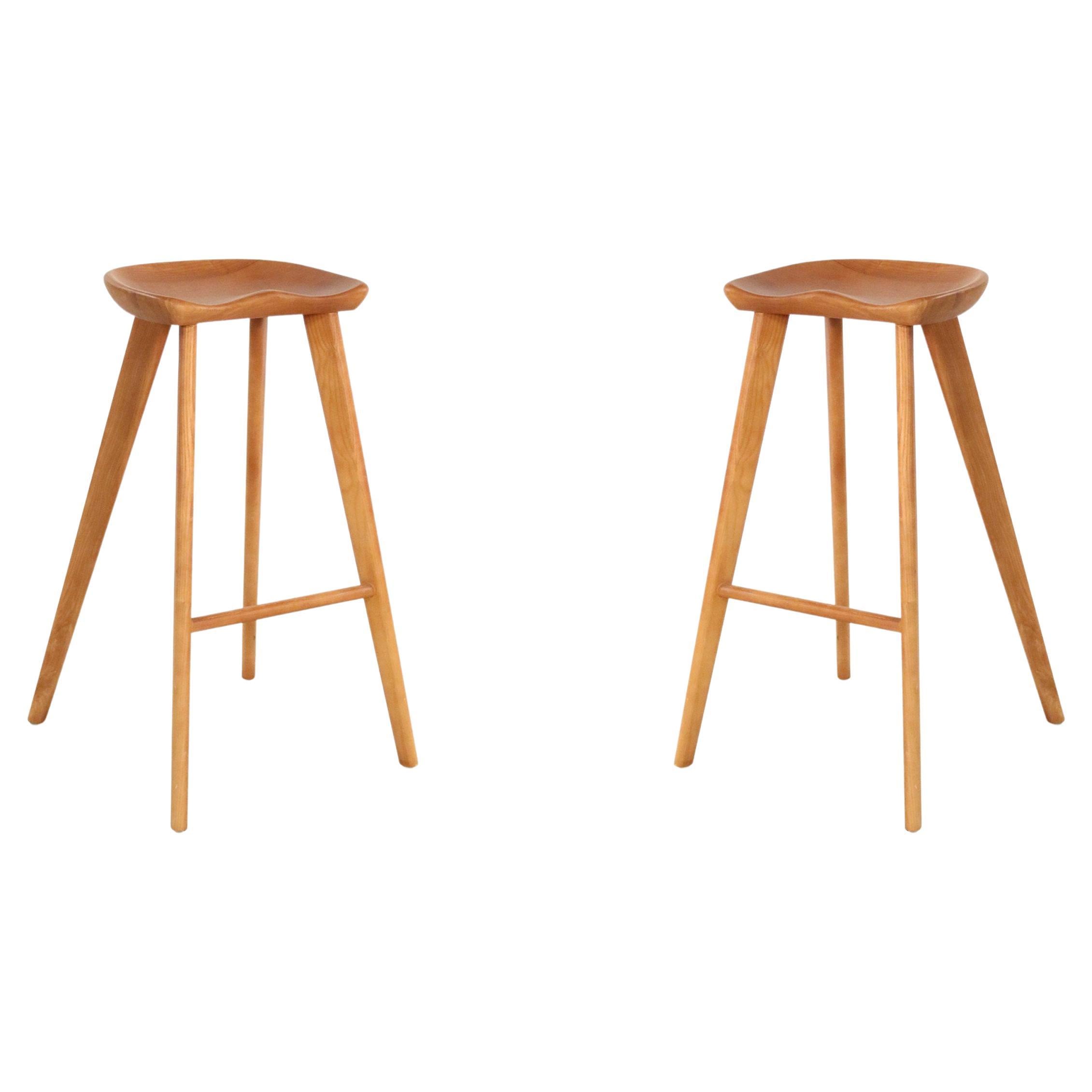 Tractor Seat Bar Stools by Benjamin Baldwin at 1stDibs