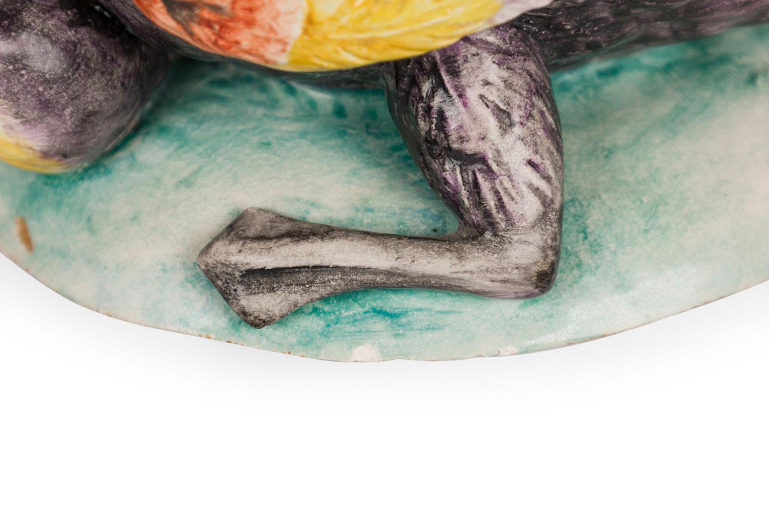 Coppia di statue di oche americane in ceramica dal design contemporaneo/post-guerra in vendita 3