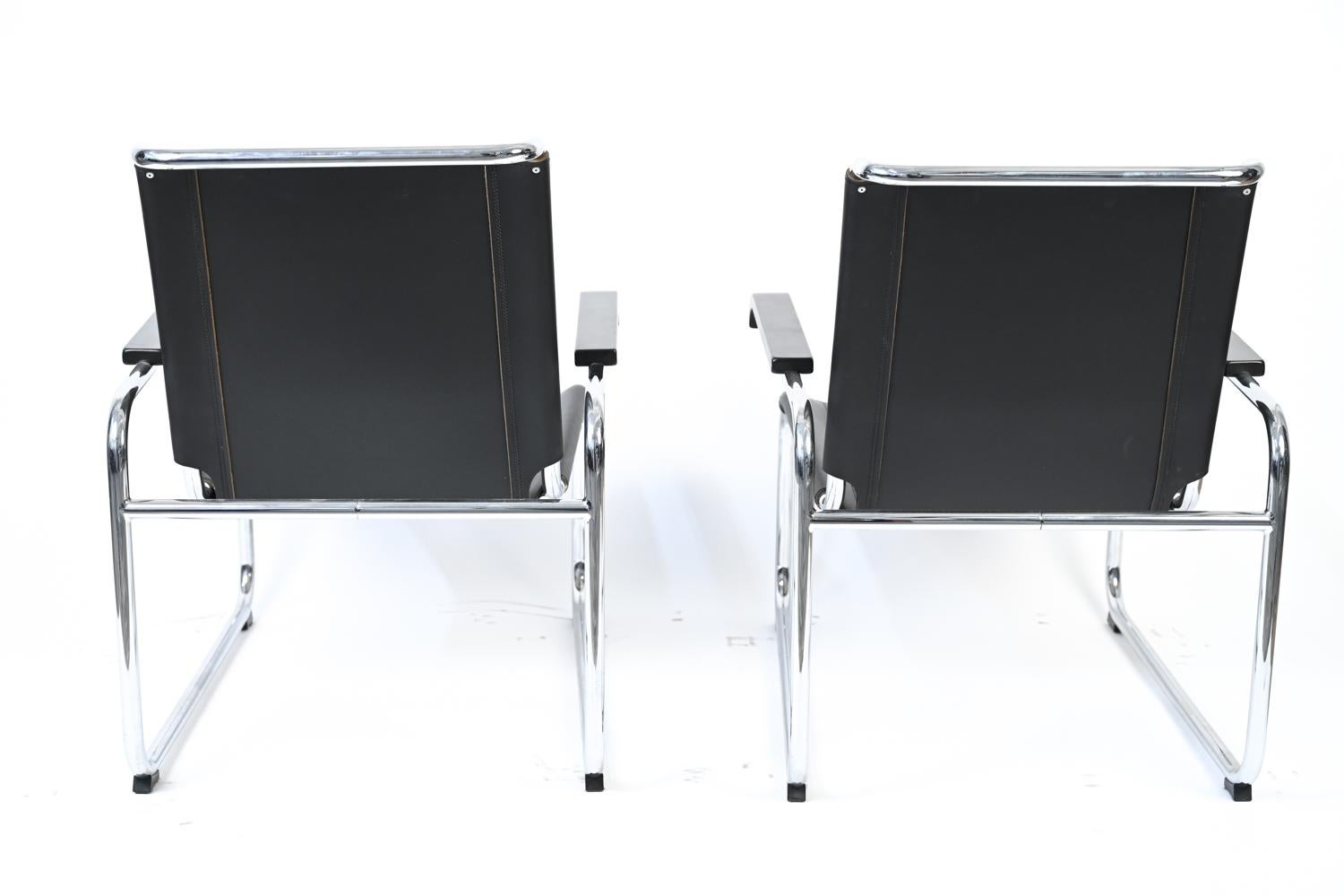 Pair of Contemporary S 35 Lounge Chairs by Marcel Breuer for Thonet For Sale 6
