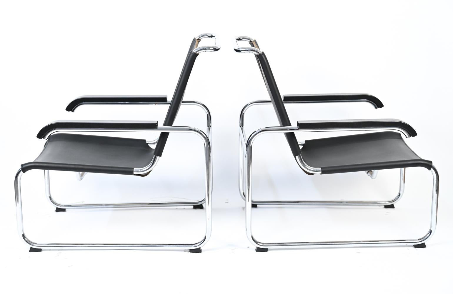 Pair of Contemporary S 35 Lounge Chairs by Marcel Breuer for Thonet For Sale 7