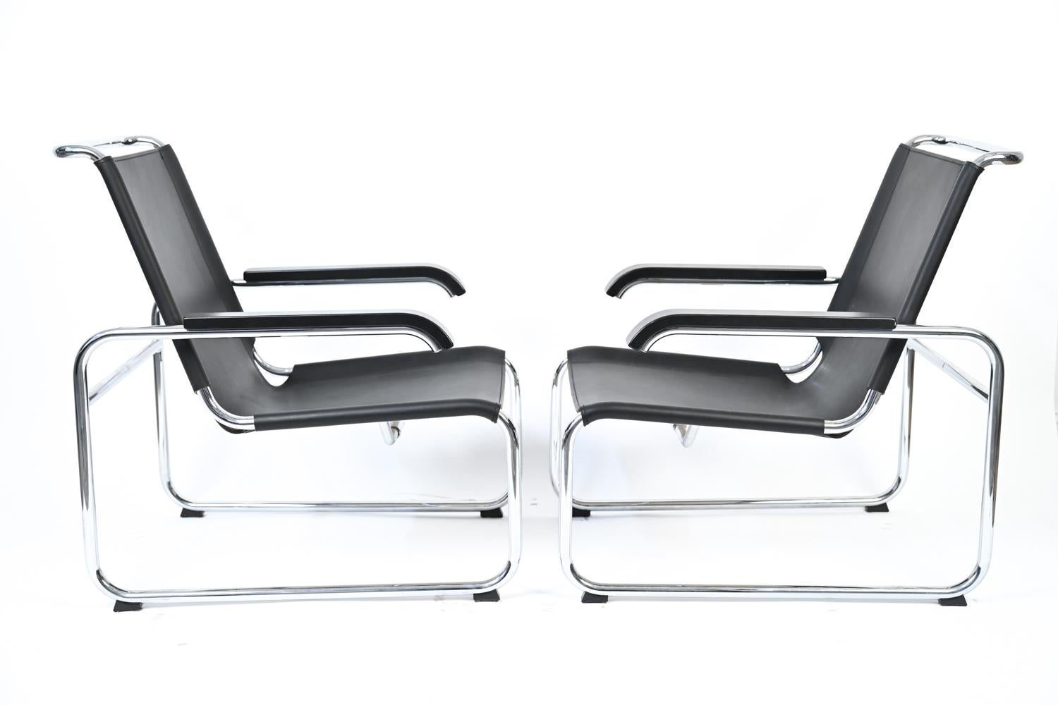 Pair of Contemporary S 35 Lounge Chairs by Marcel Breuer for Thonet For Sale 3