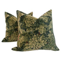 Coppia di cuscini in piuma d'oca Scalamandre Contemporary in Greene & Greene