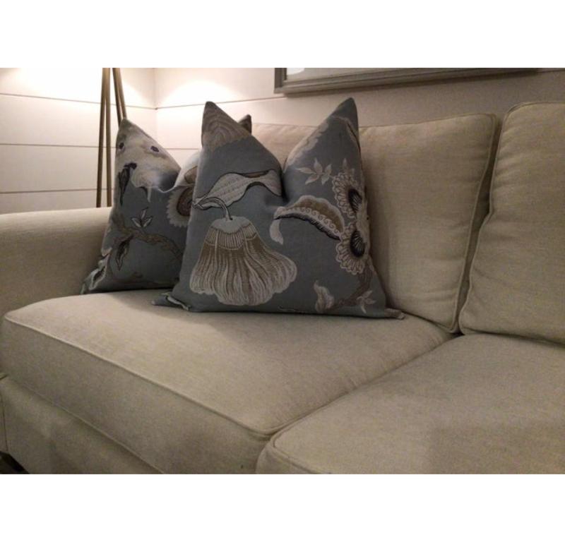 Favoloso lino pesante con il motivo 