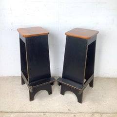 Pair of Contemporary Shaker Style Architectural Stools
