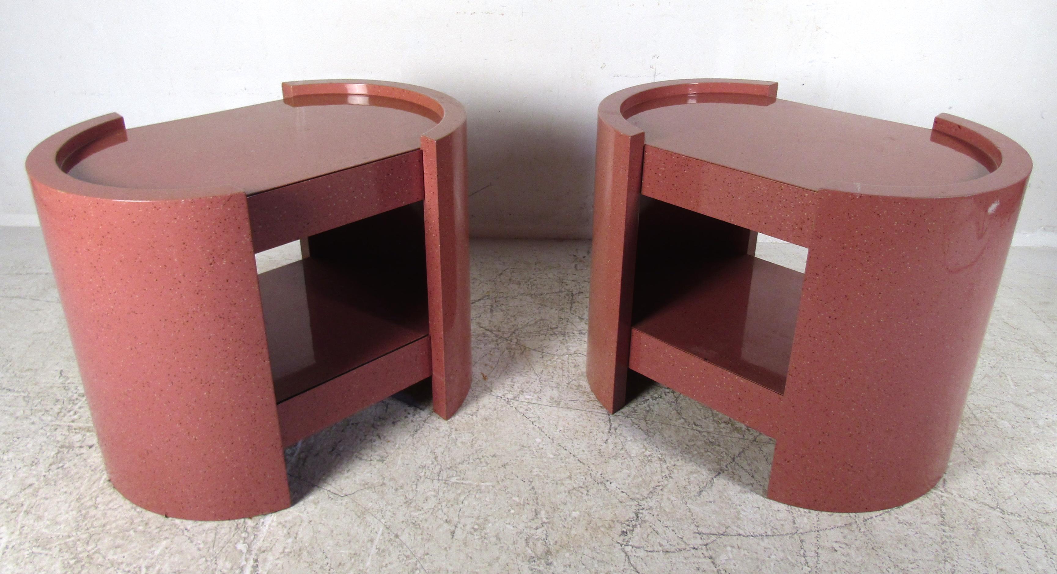 Pair of Contemporary Side Tables 1