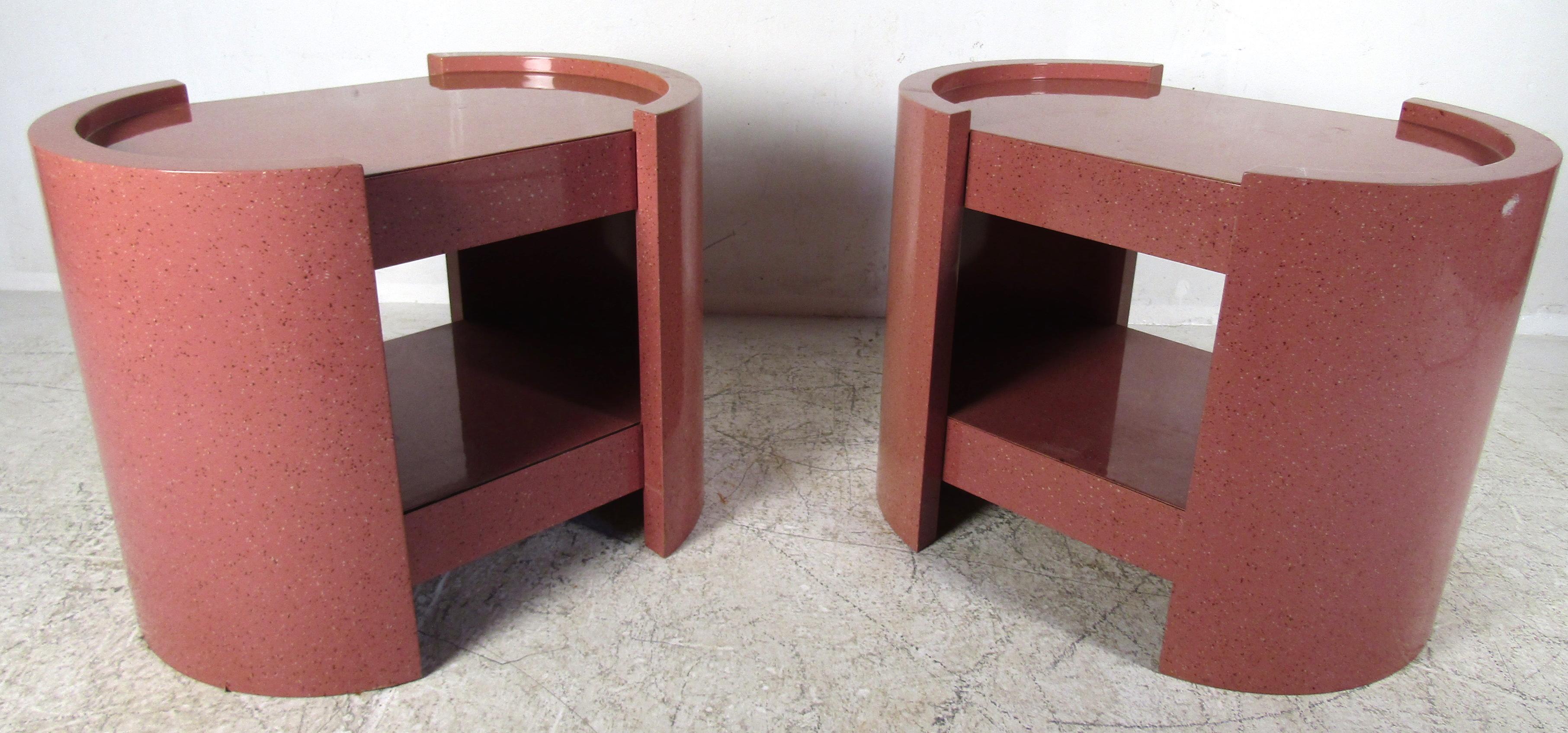 Pair of Contemporary Side Tables 2