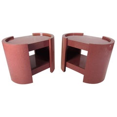 Pair of Contemporary Side Tables