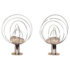 Pair of Contemporary Table Lamps by Angelo Brotto, circa 2023, Italy
