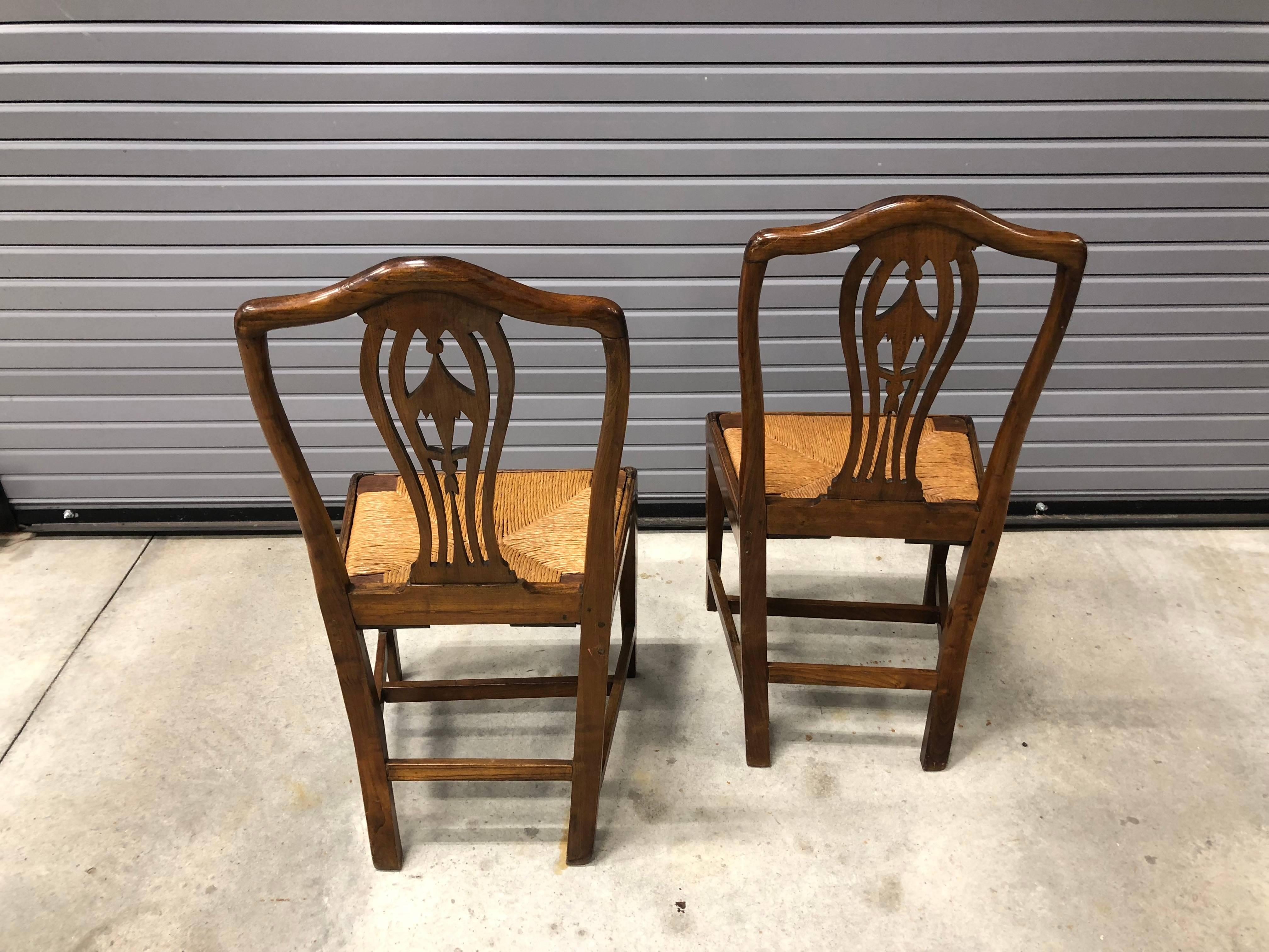 Pair of Continental 19th Century Chairs For Sale 1
