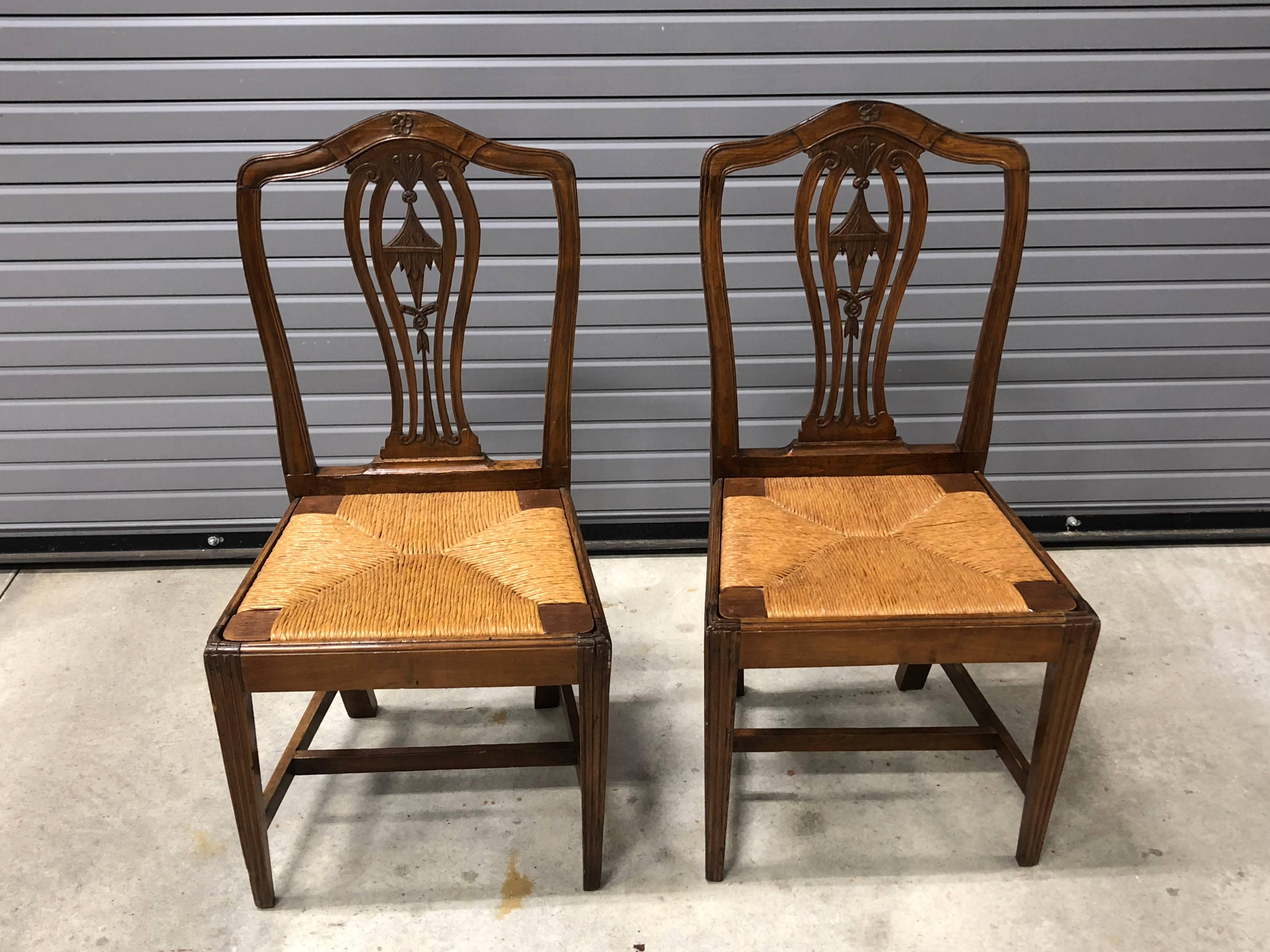 Pair of Continental 19th Century Chairs For Sale 2