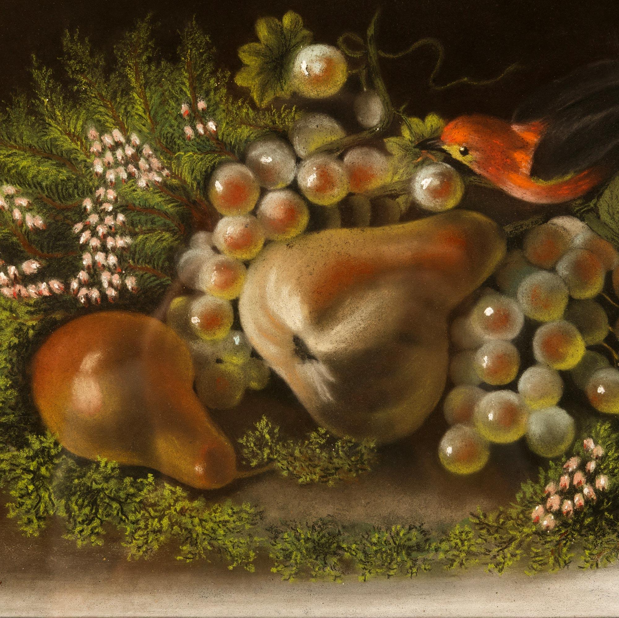 Paire de peintures à l'huile sur toile et bois doré du XIXe siècle continental en vente 1