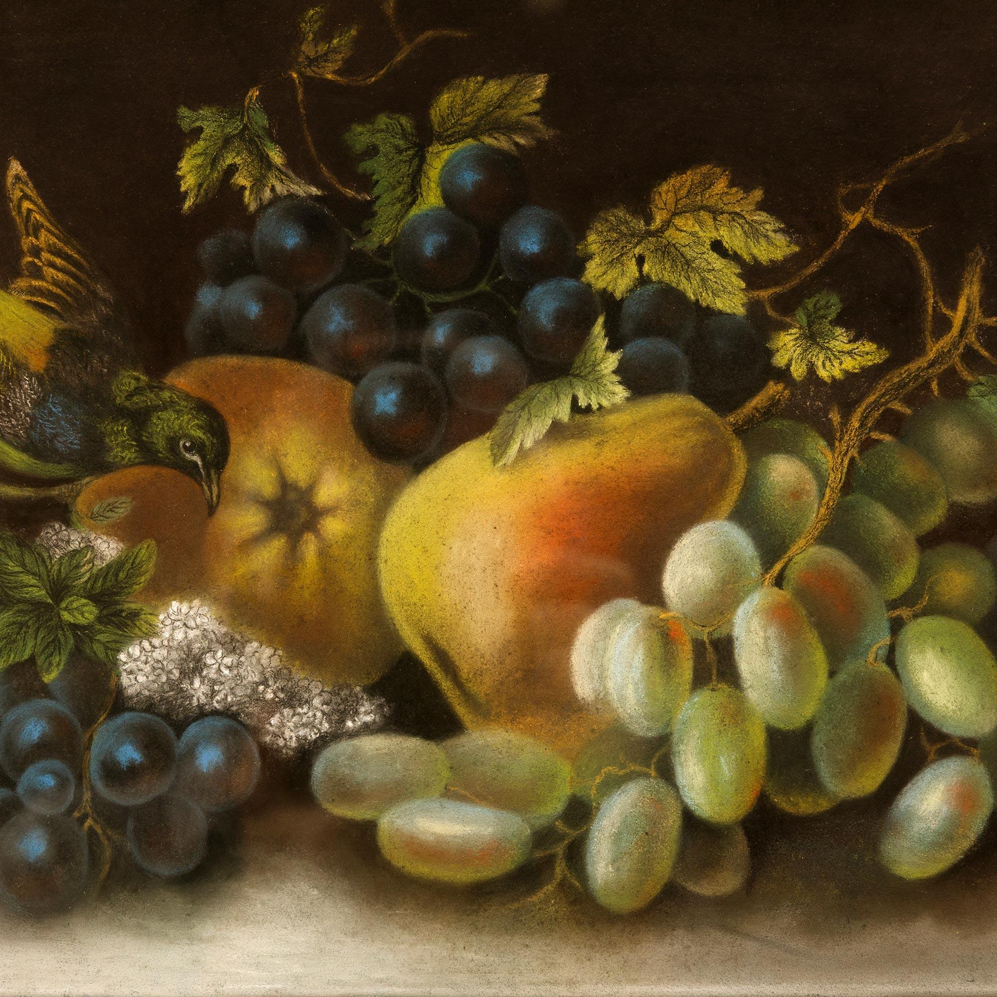 Paire de peintures à l'huile sur toile et bois doré du XIXe siècle continental en vente 2