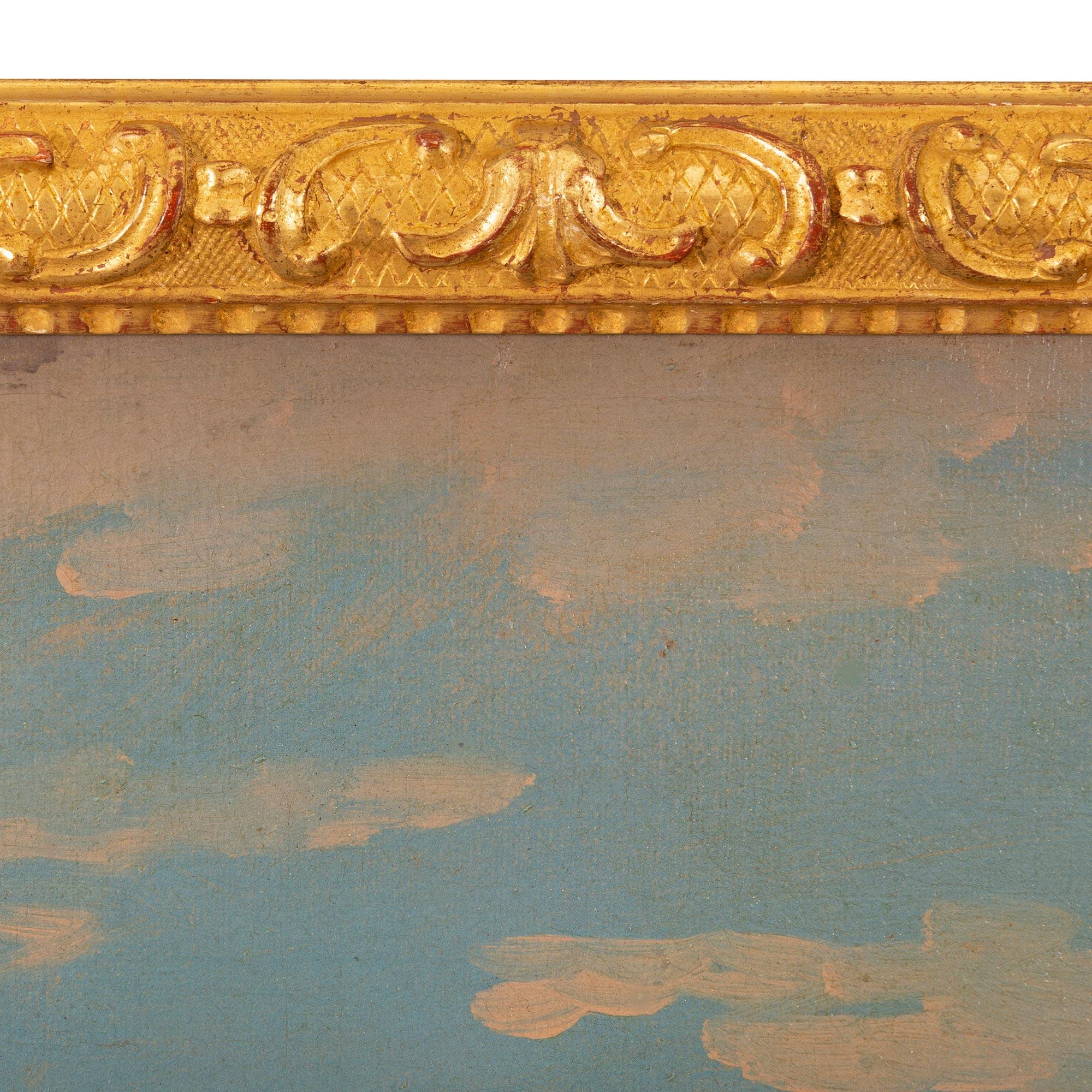 Paire de peintures à l'huile sur toile du XIXe siècle continental en vente 3