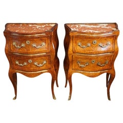 Pair of Continental bedside chests