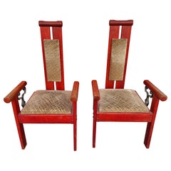 Pair Of Continental Modernist Chairs