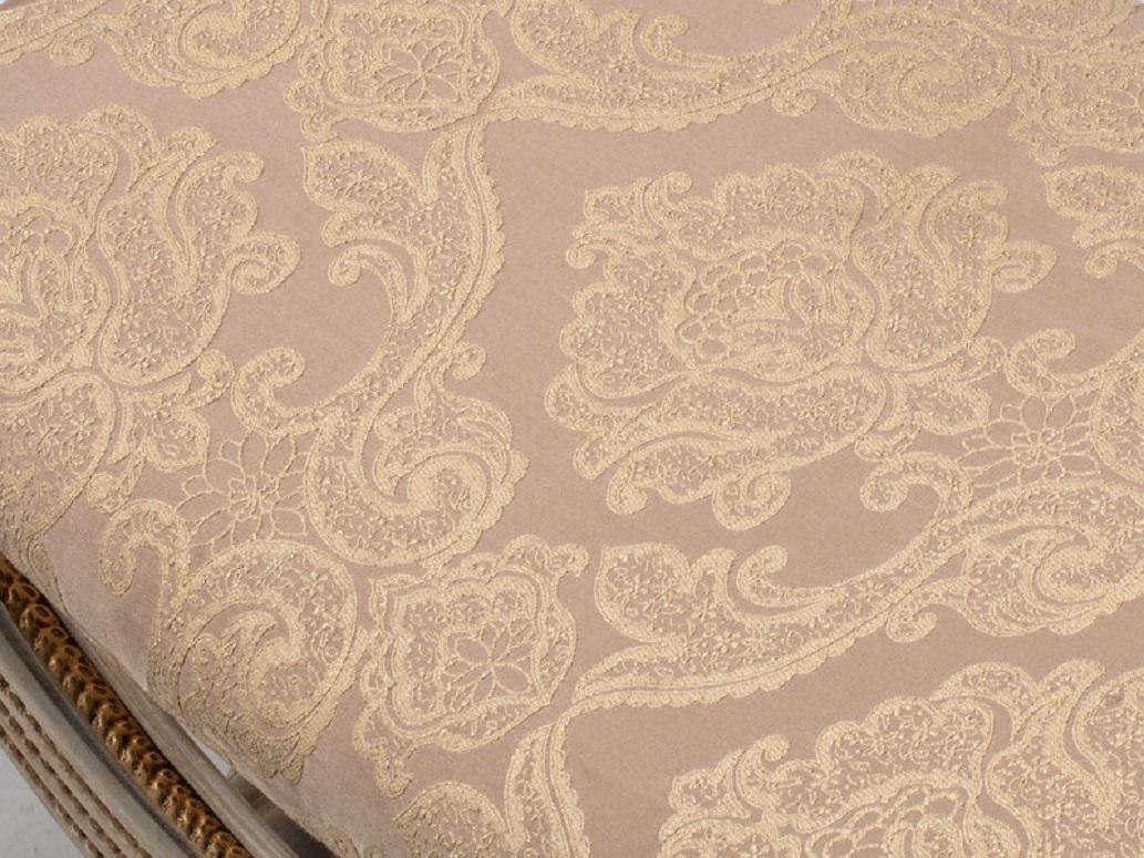 Pair of Continental Painted and Parcel Gilt Curule-Form Tabourets, 20th Century For Sale 2