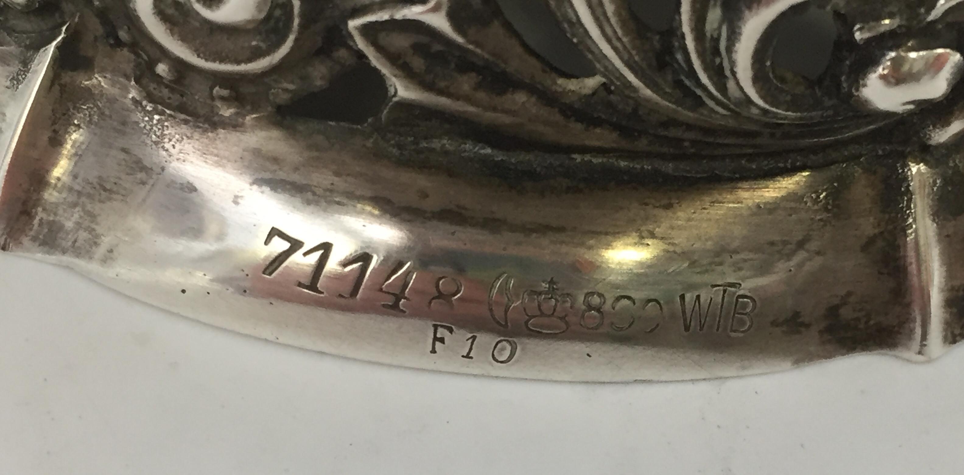 German Pair of Continental Silver Centerpieces/ Bowls by W. Binder