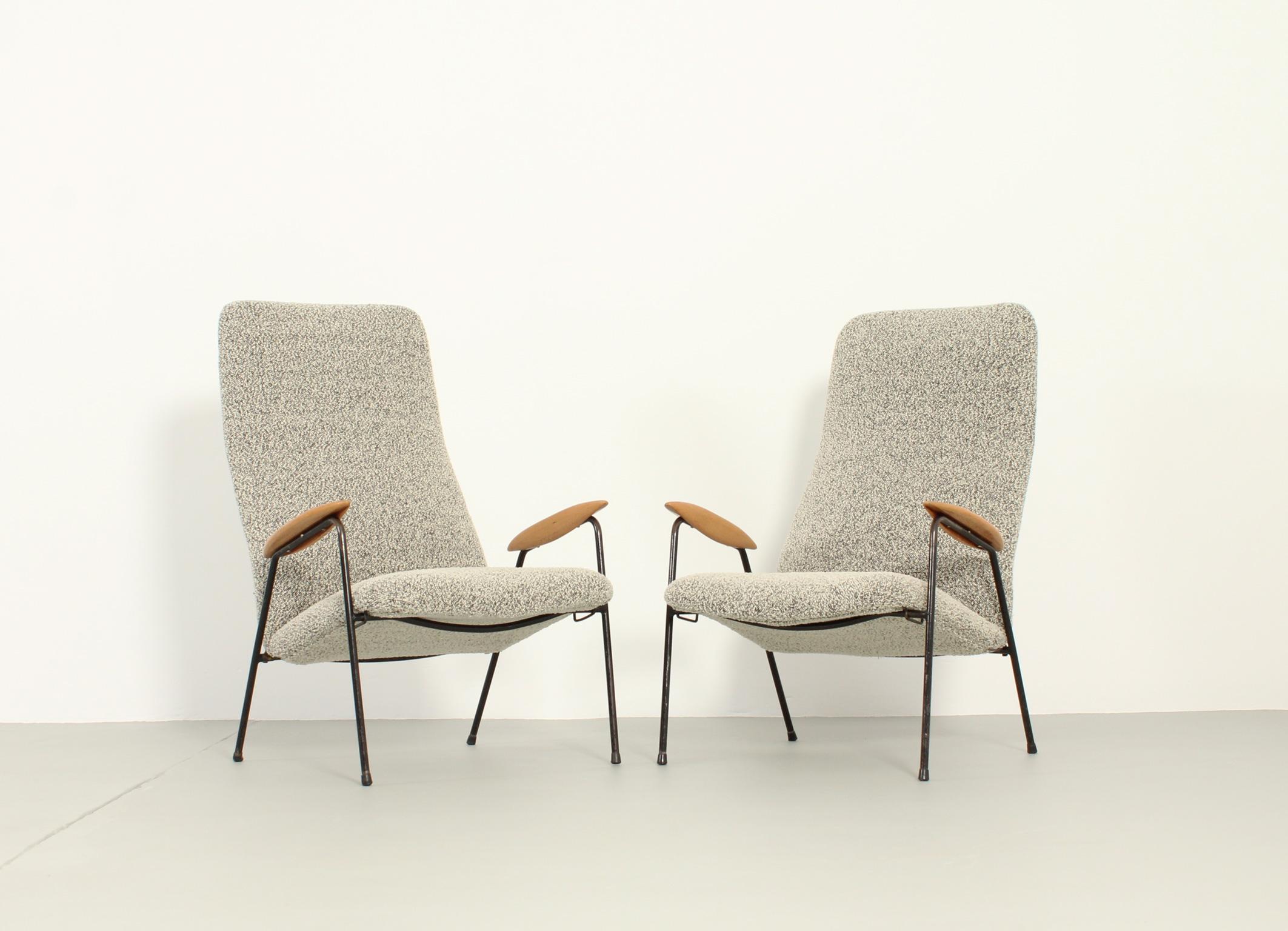 Pair of Contour Armchairs by Alf Svensson, 1955 5