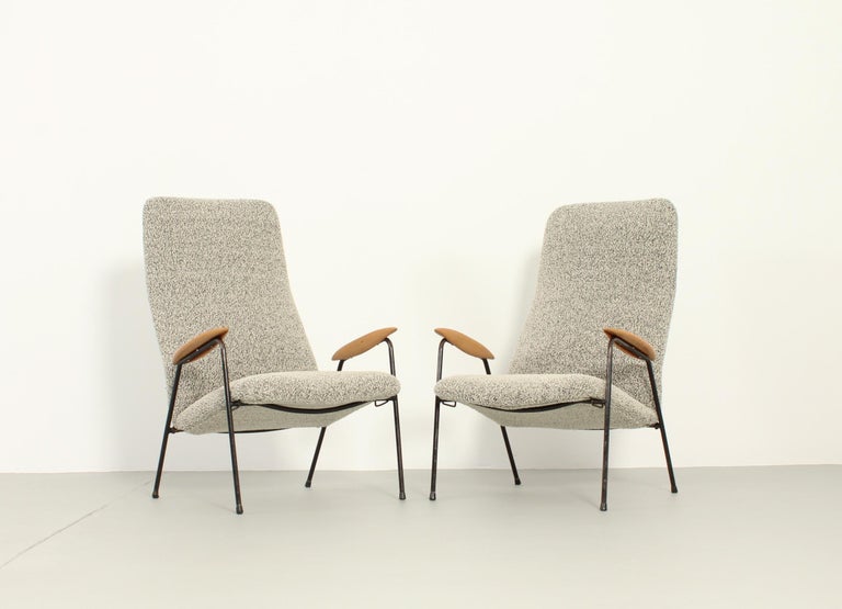 Pair of Contour Armchairs by Alf Svensson, 1955 For Sale 5